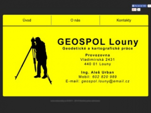 GEOSPOL Louny - geodetické a kartografické práce