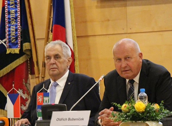 Prezident Miloš Zeman navštívil již pošesté Ústecký kraj