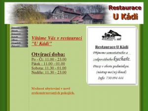 Restaurace u Kádi s.r.o. - restaurace, ubytování Bílina, Teplice