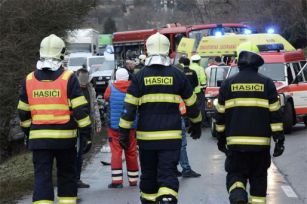 Dopravní nehoda na železnici v Povrlech - Neštědicích