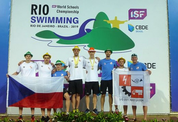 Kluci z Ústí reprezentovali kraj v plavání v daleké Brazílii