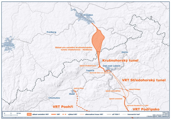 Správa železnic a DB Netz vybraly projektanta Krušnohorského tunelu