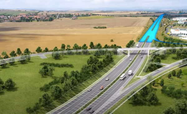 Pro stavbu nového úseku dálnice D7 u Chlumčan probíhá výběr zhotovitele